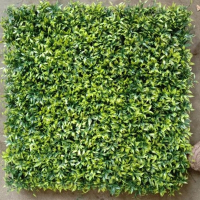 Rumput dinding buatan palsu 50cm * 50cm Ukuran Solusi yang sempurna untuk rumah dan toko Dekorasi dan pengurangan kebisingan