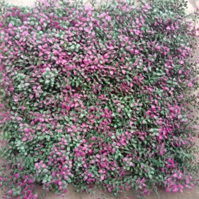 Rumput dinding buatan yang sangat disimulasikan untuk pemasangan dan pemeliharaan yang mudah dengan berbagai pilihan warna dan ukuran 50cm * 50cm