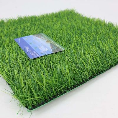 45mm Tinggi Tumpukan Rumput buatan Low Maintenance dengan 5-8 tahun garansi untuk kebun dan halaman