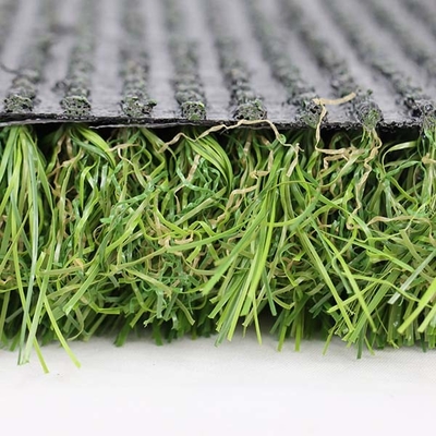 Lansekap multi -arah rumput hijau buatan 40mm pu coating double pp backing dtex tinggi