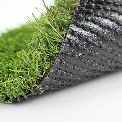 Lansekap multi -arah rumput hijau buatan 40mm pu coating double pp backing dtex tinggi