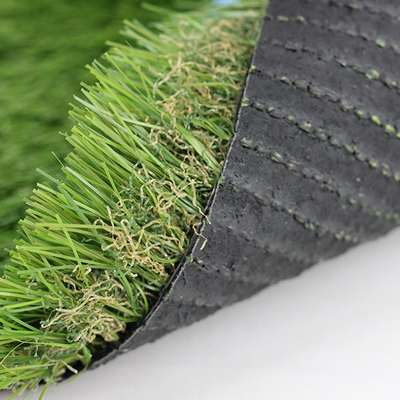 40mm Landscape Artificial Grass Densitas Tinggi Dtex Tinggi Palsu Astro Turf SBR Lateks Komposit PP Backing