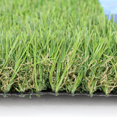 40mm Landscape Artificial Grass Densitas Tinggi Dtex Tinggi Palsu Astro Turf SBR Lateks Komposit PP Backing