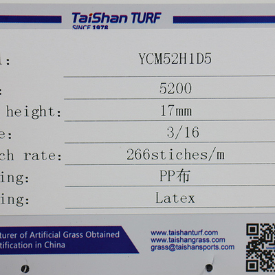 Taishan tahan lama PP Curly Grass 12mm13mm15mm 17mm untuk Indoor Outdoor Children's Playground Grass Golf Putting Green Multisport Turf
