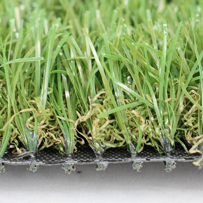 38mm 13800 Dtex Artificial Grass rumput sintetis untuk taman bermain lansekap
