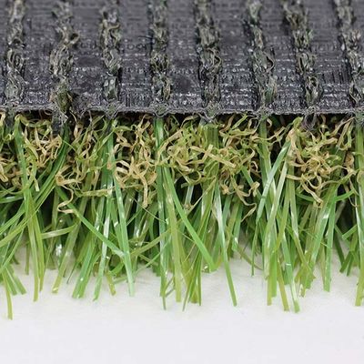 38mm 13800 Dtex Artificial Grass rumput sintetis untuk taman bermain lansekap