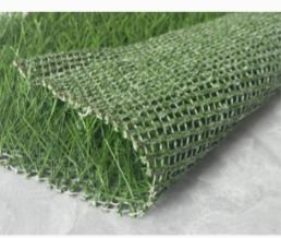 Karpet rumput buatan hibrida dengan ketinggian tumpukan 25 mm dengan ketahanan haus yang sangat tinggi untuk penataan campuran dengan rumput alami