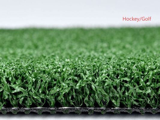 FIH Sertifikasi Hockey Artificial Turf Dengan 17mm Pile Height Air Spray Tidak Ada Logam Berat Untuk Bermain Konsisten