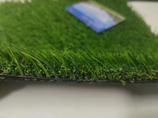 25mm Non-Infill Green Artificial Grass PP+PP Backing PE Material Sedikit Pasir Dibutuhkan Lubang Drainase Lapangan Sepak Bola Stadion Tidak Perlu Karet