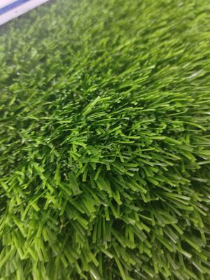 25mm Non-Infill Green Artificial Grass PP+PP Backing PE Material Sedikit Pasir Dibutuhkan Lubang Drainase Lapangan Sepak Bola Stadion Tidak Perlu Karet