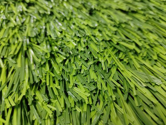 40mm Tinggi Tumpukan Tahan UV Sertifikat FIFA Sepakbola rumput buatan untuk lapangan olahraga dan stadion