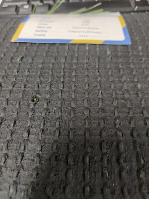 50mm Tinggi Tumpukan 12000 Dtex 130 jahitan Per Meter Sepak bola rumput buatan untuk lapangan olahraga