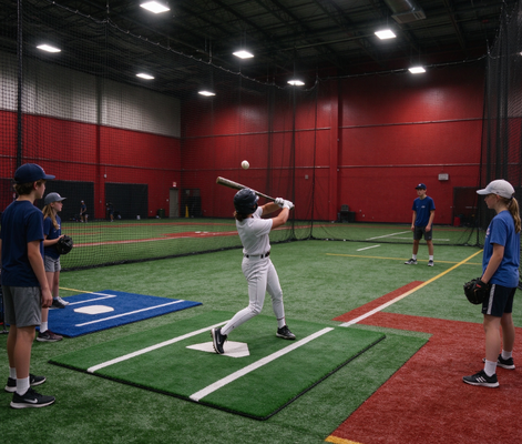 Artificial Turf Baseball Batting Mat with PU Foam Backing Low Maintenance and Customizable Options