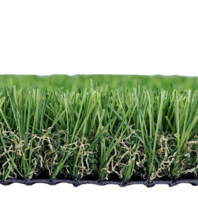 Rumput lanskap buatan berwarna hijau untuk sekolah halaman dan taman