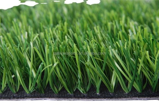 60mm Tinggi Tumpukan Sepak Bola Artificial Turf Olahraga Gambut Palsu 5/8 '' Gauge 140 jahitan / M Gambut buatan