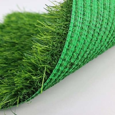 45mm Landscaping Artificial Turf Green Leno Backing Untuk Taman