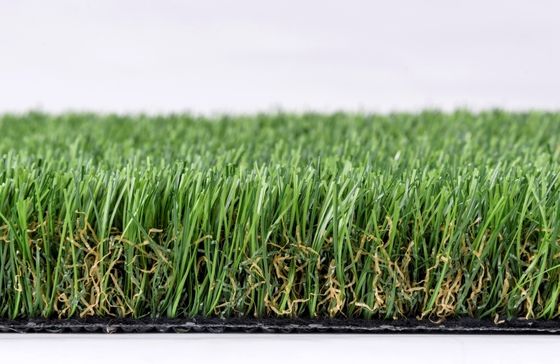 Rumput buatan tahan sinar UV dengan permeabilitas air yang tinggi dan pemeliharaan yang rendah untuk lansekap