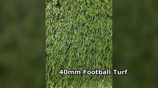 Perawatan Rendah Rumput Sepak Bola 40mm Tahan UV